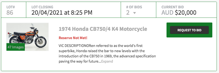 Honda CB750 K